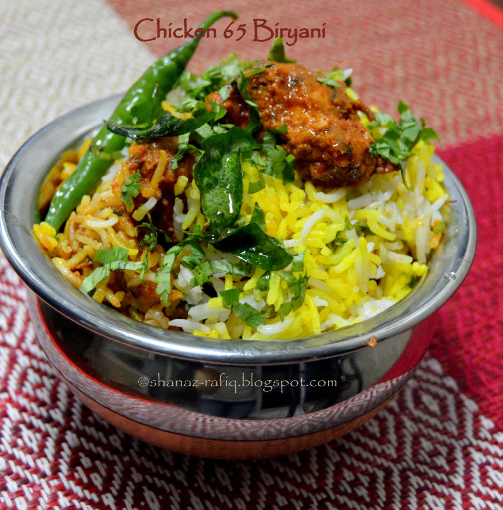 Chicken 65 Biryani Shanaz Rafiq Recipes