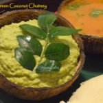 South Indian Style Green Coconut Chutney | Spicy Coconut Dip