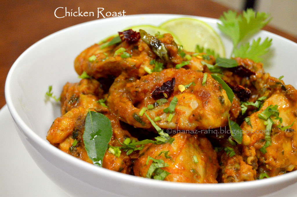 Roast Chicken - Non-Veg Curries - Shanaz Rafiq Recipes - Roast Chicken