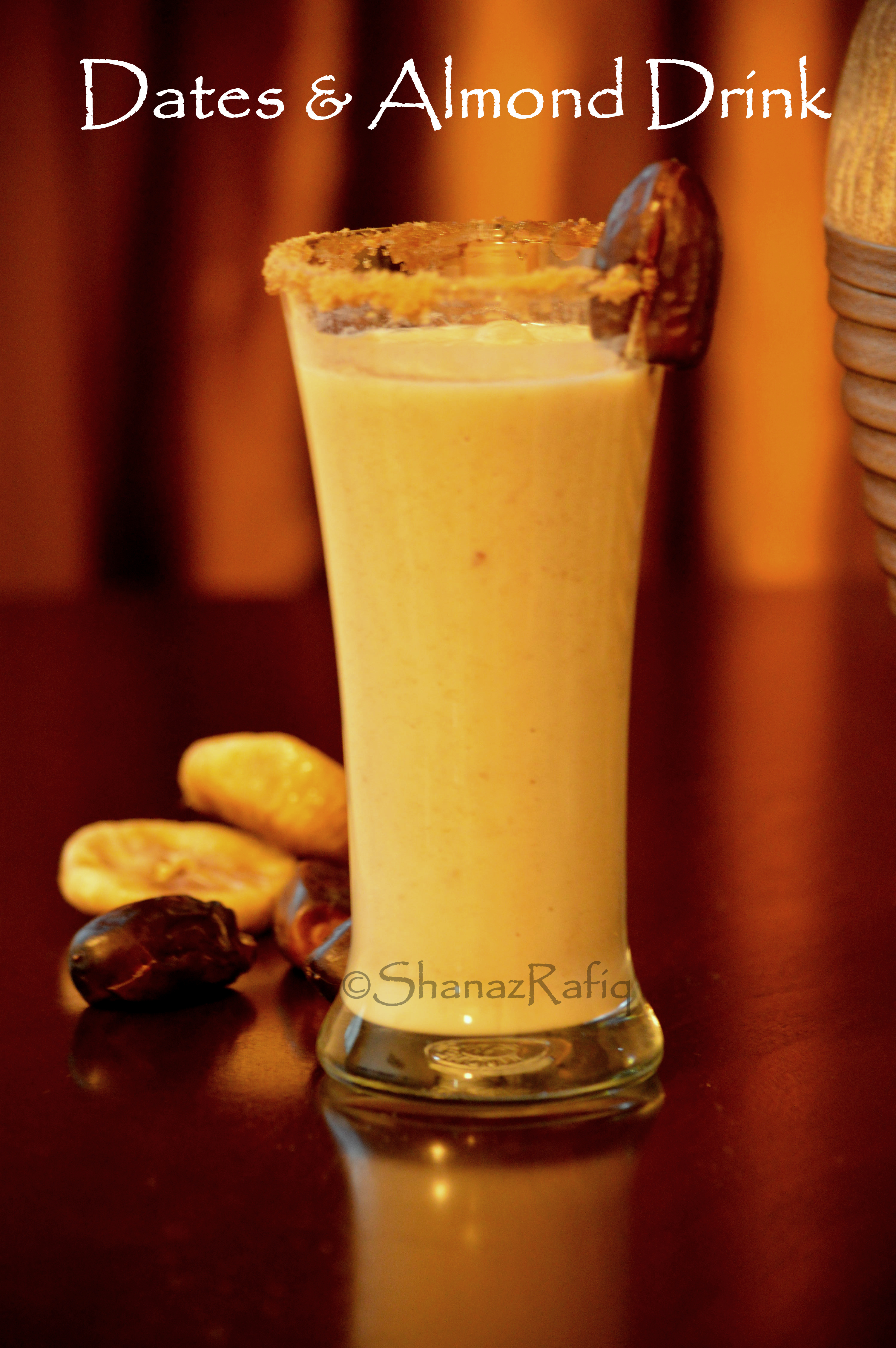 Dates & Almond Drink Shanaz Rafiq Recipes Drinks