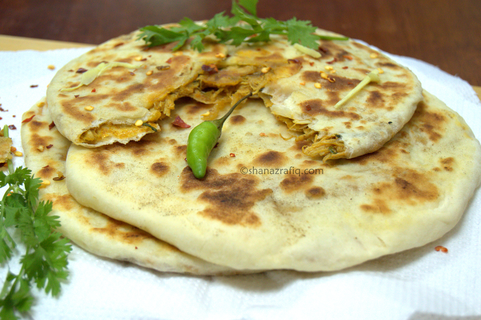 Chicken Naan Chicken Stuffed Naan Love To Cook