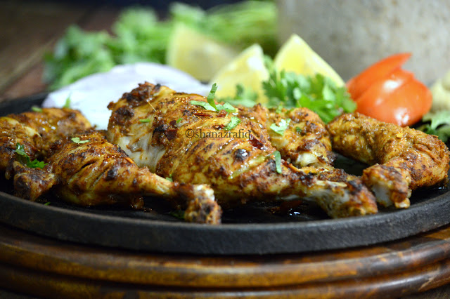 Al Faham Grilled Chicken ~ Dejaj Al Faham - Shanaz Rafiq Recipes